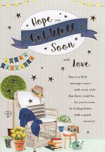 Picture of HOPE YOU GET WELL SOON CARD